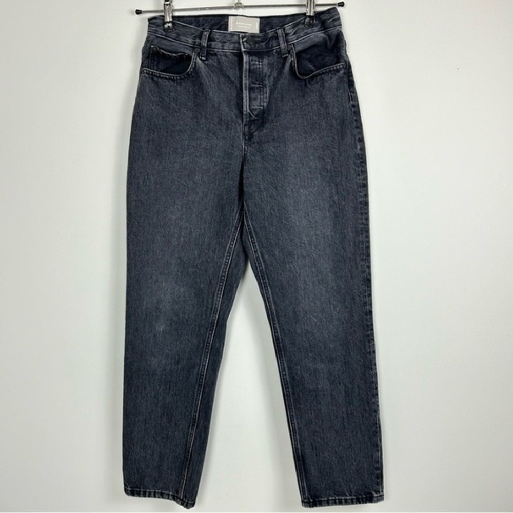 Everlane The 90s Cheeky Jean black luxury organic cotton denim